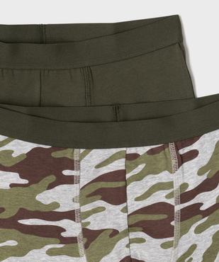Boxer en coton stretch garçon (lot de 2) vue2 - GEMO 4G GARCON - GEMO
