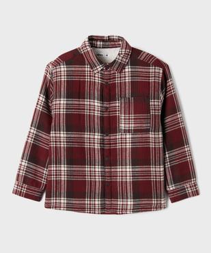 Chemise à carreaux col chemise garçon vue1 - GEMO (ENFANT) - GEMO