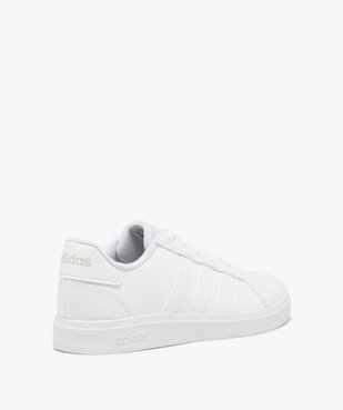 Baskets basses unies garçon - Adidas Grand Court Base vue4 - ADIDAS - GEMO