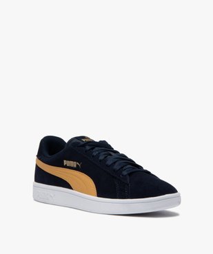 Baskets homme dessus cuir à lacets – Puma Smash vue2 - PUMA - GEMO