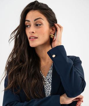 Veste de blazer coupe cintrée femme vue2 - GEMO(FEMME PAP) - GEMO