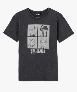 Tee-shirt manches courtes délavé imprimé femme - Spy x Family vue4 - SPY X FAMILY - GEMO