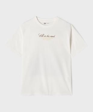 Tee-shirt manches courtes avec motif dos garçon vue1 - GEMO 4G GARCON - GEMO