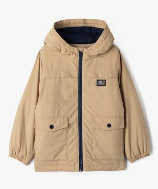 Blouson imperméable à capuche garçon - LuluCastagnette vue2 - LULU CASTAGNETTE GEMO FOR GOOD - GEMO