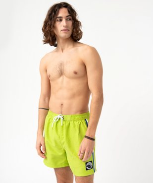 Short de bain homme look sportswear vue1 - GEMO (PLAGE) - GEMO