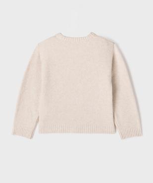 Pull brodé de perles en maille douce et chaude fille vue4 - GEMO (ENFANT) - GEMO