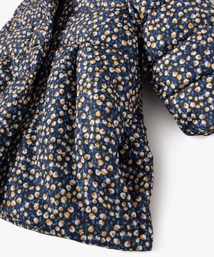 Blouson à capuche avec doublure chaude bébé fille vue3 - GEMO 4G BEBE - GEMO