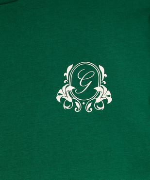 Tee-shirt manches courtes motif poitrine et dos garçon vue2 - GEMO 4G GARCON - GEMO