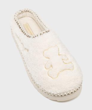 Chaussons mules en sherpa femme - LuluCastagnette vue5 - LULUCASTAGNETTE - GEMO