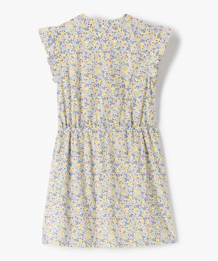 Robe fille sans manches à motifs fleuris vue5 - GEMO (ENFANT) - GEMO