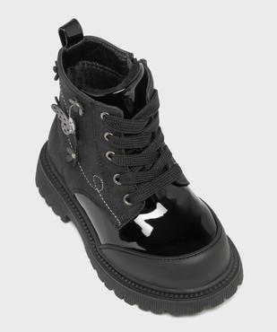 Bottines bi-matières avec motifs en relief fille - Lovely Wings vue5 - LOVELY WINGS - GEMO