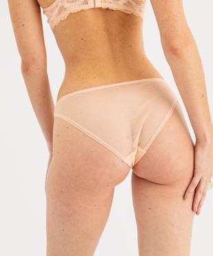 Culotte en dentelle et tulle femme (lot de 2) vue2 - GEMO(HOMWR FEM) - GEMO