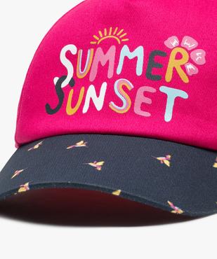 Casquette fille à visière imprimée oiseaux vue3 - GEMO (ENFANT) - GEMO