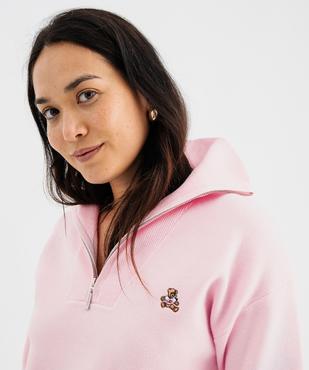 Pull col camionneur femme - LuluCastagnette vue4 - LULU CASTAGNETTE G4G D - GEMO