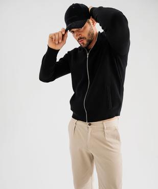 Gilet zippé à col montant homme vue1 - GEMO (HOMME) - GEMO