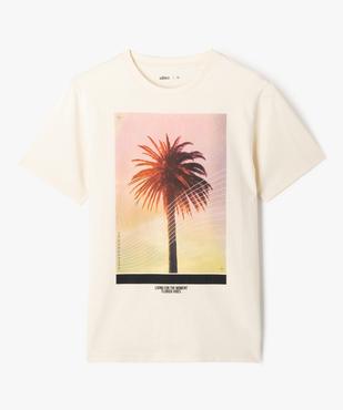 Tee-shirt à manches courtes avec motif estival garçon vue2 - GEMO 4G GARCON - GEMO