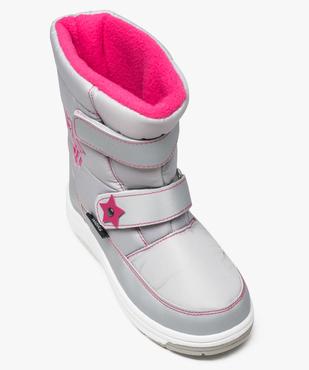 Bottes après-ski fille avec fermeture scratch vue5 - GEMO (EQUIPT) - GEMO
