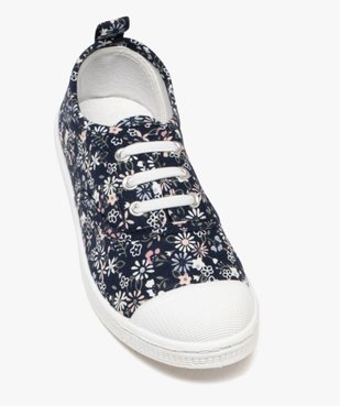 Chaussures en toile à lacets élastiques et bout en gomme fille vue6 - LOVELY WINGS - GEMO