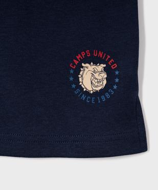 Tee-shirt manches courtes imprimé garçon - Camps United vue2 - CAMPS - GEMO
