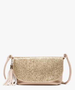 Sac à main pochette avec rabat pailleté vue1 - GEMO (ENFANT) - GEMO