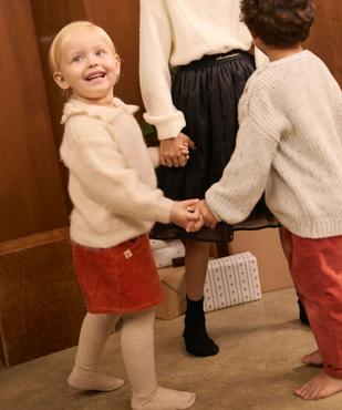 Jupe short en velours côtelé bébé fille - LuluCastagnette vue4 - LULUCASTAGNETTE - GEMO