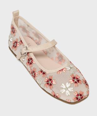 Ballerines en toile résille brodée fille - Lovely Wings vue5 - LOVELY WINGS - GEMO