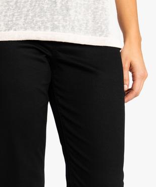 Pantalon femme regular taille haute en stretch vue2 - GEMO(FEMME PAP) - GEMO