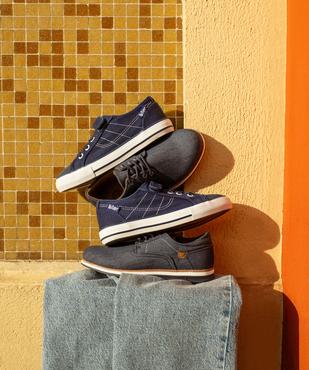 Tennis en toile fermeture scratch garçon - Lee Cooper vue7 - LEE COOPER - GEMO