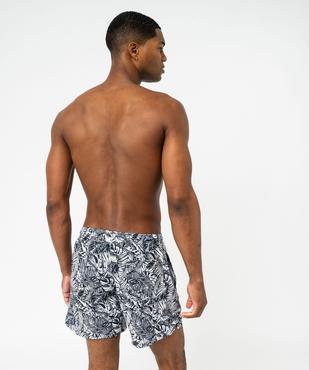 Short de bain imprimé feuillage homme vue3 - GEMO 4G HOMME - GEMO