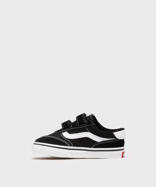 Baskets basses en cuir suédé et textile Brooklyn garçon - Vans vue3 - VANS - GEMO