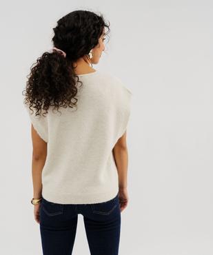 Gilet sans manches coupe oversize femme vue3 - GEMO(FEMME PAP) - GEMO