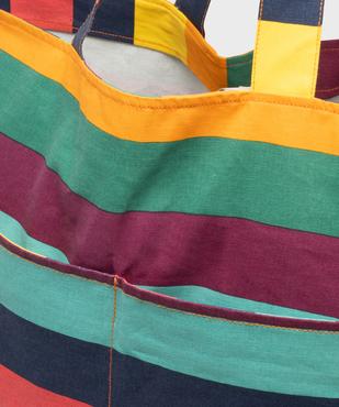 Sac de plage multicolore format XXL vue3 - GEMO (ACCESS) - GEMO
