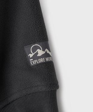Sweat zippé à capuche doublé sherpa garçon vue2 - GEMO (ENFANT) - GEMO