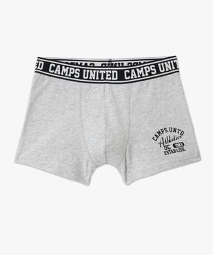Boxer en coton extensible imprimé homme - Camps United vue4 - CAMPS US - GEMO