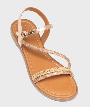 Sandales à brides fines brillantes femme vue5 - VALENTINA BALDA - GEMO