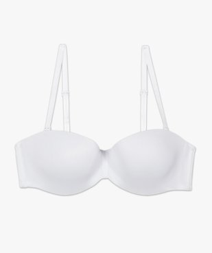  Soutien-gorge bandeau en microfibre avec bretelles muti-positions vue6 - GEMO 4G FEMME - GEMO