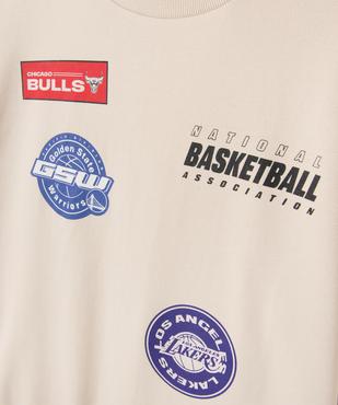 Sweat à col rond avec motifs garçon - NBA vue3 - NBA - GEMO