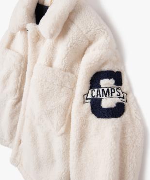 Blouson en maille peluche fille - Camps United vue3 - CAMPS UNITED - GEMO