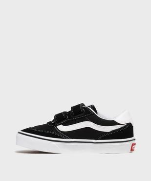 Baskets basses à scratch en toile et suédine fille - Vans vue3 - VANS - GEMO