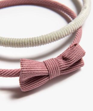 Serre-tête fille en velours (lot de 2) vue2 - GEMO (ACCESS) - GEMO