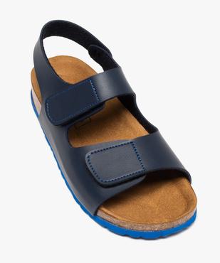 Sandales garçon à brides à scratch et semelle contrastée vue5 - GEMO (ENFANT) - GEMO