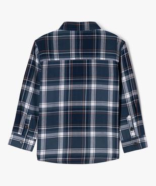 Chemise manches longues à carreaux garçon vue4 - GEMO (ENFANT) - GEMO