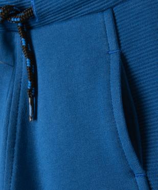 Short bébé garçon en maille à revers et reliefs vue2 - GEMO(BEBE DEBT) - GEMO