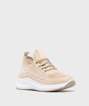 Baskets basses running en mesh à lacets femme - Valentina Baldano vue2 - VALENTINA BALDA - GEMO