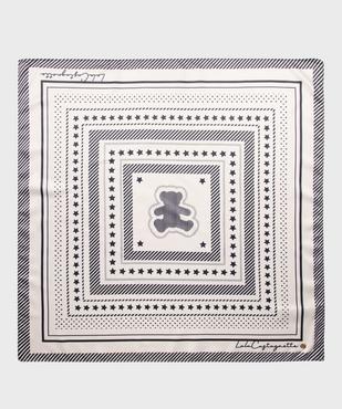 Foulard en satin à motifs étoiles femme - LuluCastagnette vue1 - LULU CASTAGNETT - GEMO