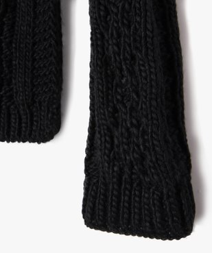 Echarpe en gosse maille torsadée femme vue2 - GEMO (ACCESS) - GEMO
