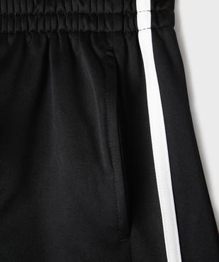 Short de sport à taille élastiquée et bandes fille vue2 - GEMO (JUNIOR) - GEMO