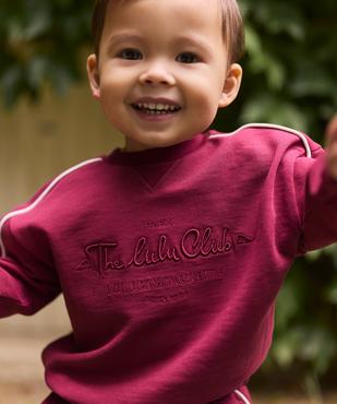 Ensemble 2 pièces sweat + jogging bébé garçon - LuluCastagnette vue5 - LULUCASTAGNETTE - GEMO