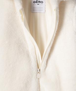 Combinaison pilote surpyjama en maille peluche bébé  vue10 - GEMO(BB COUCHE) - GEMO