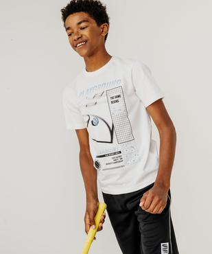 Tee-shirt de sport à manches courtes garçon vue5 - GEMO 4G GARCON - GEMO